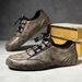 Octopus Plus Size Men's Shoes Genuine Leather Men's Trendy Shoes Men's Slip-On Low-Top Casual Shoes_vogvips.com
