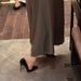 Hotel Work For Women, Black High Heels, Stiletto Professional Dress Shoes, Pointed Toe, Soft Leather, Large Size,_vogvips.com