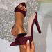 European And American Minimalist Hollow Suede Pointed-toe Stiletto Mules, Solid Color High-heeled Women's Shoes For Hot_vogvips.com