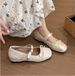 NEW French-style Bow-up High-heeled Mary Jane Women's Shoes With Single Strap And Shallow Toe, Paired With A Skirt And Ballet Flats_vogvips.com