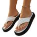 Women With Thick Soles And High Wedge Sandals_vogvips.com