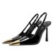 2025 Black Sexy Versatile Stiletto Heels—pair With Jeans, Skirts Or Dresses For Any Occasion._vogvips.com