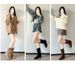 Retro 2025.1 Autumn/Winter New Round-toed Suede Pleated Chunk-heeled Mid-calf Boots_vogvips.com