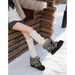 Women's 2025 Winter New Thick Sole Laced Fuzzy Boots - Versatile Thickened Insulated Fluffy Shoes_vogvips.com