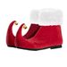 Christmas Adult Elf Santa Claus Shoes Red Ankle Boots With Bells Role Play Accessories For Party Stage Performance Props_vogvips.com