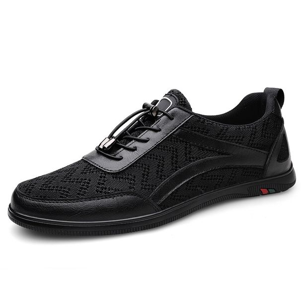 Men's Shoes Mesh Shoes Outdoor Hole Sports Shoes Low Top Flat Bottom Running Walking Casual Shoes_vogvips.com