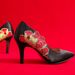 High Bridal Single Thin Heels, Pointed Toes, Seeds, Embroidered With Delicate Grass, Cloth Shoes, Women's Shoes_vogvips.com
