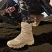 Tactical Boots, Breathable High School Top Boots, Outdoor Men's Shoes, Desert Boots, Combat Boots, Hiking Boots_vogvips.com