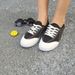 New 2025 Women's White Sneakers, Spring Fresh And Versatile Lace-up Shoes, College Style Flat Canvas Shoes For Women_vogvips.com