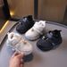 New Boys' Fleece Sneakers Girls' Daddy Shoes Baby Warm Two Cotton Shoes_vogvips.com