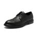 Euro Step Spring Summer Pointed Toe Men's Leather British Brogue Carved Korean Style Business Casual Shoes Men 7785-G_vogvips.com