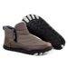 Snow Boots Fleece Thickened Warm Waterproof Non-slip Mid-help Outdoor Casual Men's Mountaineering Cotton Shoes_vogvips.com