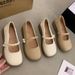 Mary Jane Women's Singles 2025 Summer New Fashionable, Versatile, Comfortable Internet Celebrity Soft Soled Bean Shoes_vogvips.com