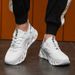 Men's Spring And Summer Breathable Woven Mesh Surface High-quality Lace-up New Casual Outdoor Sports Comfortable Running Shoes_vogvips.com