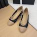 High Version 2025 New Xiaoxiangfeng Woven Hollow Ballet Flat Bottomed Color Blocked Single Shoes Fashionable Women_vogvips.com