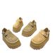 2025 Autumn New Fashionable Matte Cover Foot Buckle Low Top Round Head Casual Bacon Cake Thick Bottom Women's Shoes_vogvips.com