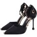 2026 New Women's High Heels: Pointed Toe, Black, Sexy, Wine Glass Heel, Girl's Ankle Strap, Thin Heel Single Shoes_vogvips.com