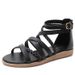 New Bohemian Women, Plus Size Women's Shoes 41-43, Summer Woven Roman Sandals For Women 1477-7_vogvips.com