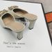 Genuine Leather Chunky Heel Closed-toe Slippers For Women, 2026 New Summer French Style Rhinestone Sandals, Sheepskin_vogvips.com