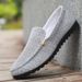 Spring And Autumn Slip-on Loafers, Korean-style Old Beijing Cloth Men's Casual Shoes, Breathable Work Shoes For Men_vogvips.com