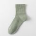 Women's Socks Summer Pure Cotton Socks Mid Tube Socks Boneless Seam Cotton Socks Sweat Absorbent Thin Spring And Autumn Breathable Women's Socks_vogvips.com