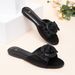 Plus-size Flat Rhinestone Slippers, 2026 Summer New Model, Luxury Satin Flat Slip-on Slippers For Women, Direct From The Factory_vogvips.com