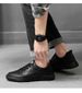 Inner Height-increasing Men's Shoes, Small White Shoes, Casual Shoes, First-layer Cowhide Board Shoes Cm Men's Invisible Height-increasing Shoes_vogvips.com