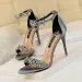 Luxury High Heel Sandals Women Summer Sexy Banquet High Heel Shoe Thin Heel Wedding ShoeWater Diamond Sandal Designer Women Shoe_vogvips.com