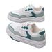 Thick-Soled White Sneakers For Women 2025 Spring Ins Trend Student Sports Wheat Ear Casual Korean Version Low-Top_vogvips.com
