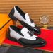 2025 Autumn New British Casual Men's Fashion Single Business Block Carved Tassel Small Leather Shoes_vogvips.com