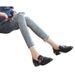 Chunky Heel Single Shoes For Women, New Four Seasons Versatile Women's High Heels, British Style Small Leather Shoes,_vogvips.com