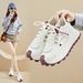 Korean-style New Dad Sneakers For Women, 2026 Spring, Student Sports Running Casual Street Style, Thick-soled_vogvips.com