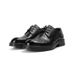 2022 Top Layer Cowhide Summer New Casual Fashion Versatile Lace-up Business Black Men's Leather Shoes_vogvips.com