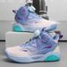 Children's Basketball Shoes Face Thick Bottom Sneakers Anti-slip Swivel Buckle Children's Walking Shoes_vogvips.com