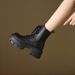 Women's Shoes Martin Boots Autumn And Winter New Single Boots Thick Sole Height Enhancing Style Skinny Boots Short Boots Lace Up Boots_vogvips.com