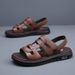 Breathable Men's Sandals Lightweight Quick Dry Water Non Slip Summer Beach Shoes Outdoor Walking Sandalias Male Slippers_vogvips.com