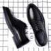 Men's Genuine Leather Oxford Dress Shoes Pointed Toe Wedding Shoes Formal Shoes_vogvips.com