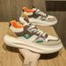 Summer New Breathable Mesh Men's Korean Version Versatile Thick Soled Sports Casual Board Dad Trendy Shoes_vogvips.com