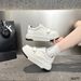 White Sneakers For Women, 2026 New Spring Style, Versatile Casual Sports Shoes/bread Shoes._vogvips.com