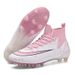 Athletic Shoes Seamless Flying Woven Football Shoes Men's Broken Nails AG Long Nails Adult Lawn Student Competition Training Sports Shoes_vogvips.com