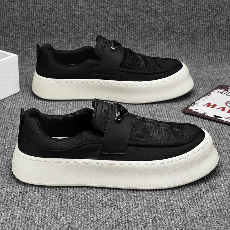 Board Shoes 2024 New Men's Shoes Simple Low-top Lace-up Canvas Shoes Trend All Match Breathable Casual Shoes_vogvips.com