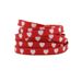 Flat Red Bottom Heart Small White Shoes Canvas Cartoon Heat Transfer Printing Polyester Color Shoelaces_vogvips.com