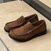 Designer Men Dress Shoes Luxury High-quality Suede Julian Loafer Calfskin Genuine Leather Casual Job Loafer Party VINTAGE_vogvips.com