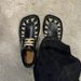 Designe RParis Retro Flat Sandal Square Toe Loafers Women's Pebble Sole English-Style Leather Shoes_vogvips.com