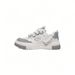 The White And Grey Thick-soled Height-increasing Shoes For Both Men And Women Offer A Soft And Springy Feel With Anti-slip Soles_vogvips.com