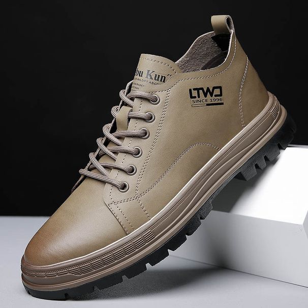 European Warm Series Autumn Thin British Style Martin Low-top Work High-top Thick-soled Men's Leather Boots_vogvips.com