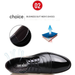Euro Step Men's With Hidden Wedge, Business Formal Casual Trendy Shoes, Korean Style Pointed Toe British Breathable Leather Shoes_vogvips.com