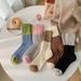 Women's Candy ColorWool Blend Socks Colorful Knit Mid-Crew Winter Warm Soft Comfortable Casual Fashion Stacked Socks_vogvips.com