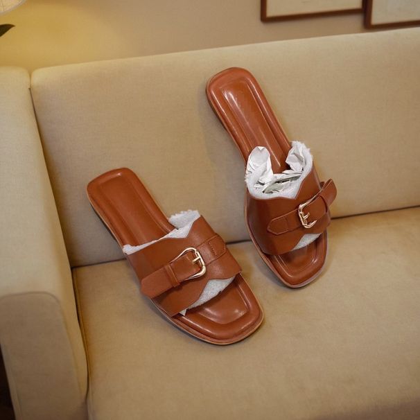 Women's Shoes Summer Fashion Flat Slippers_vogvips.com