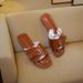 Women's Shoes Summer Fashion Flat Slippers_vogvips.com